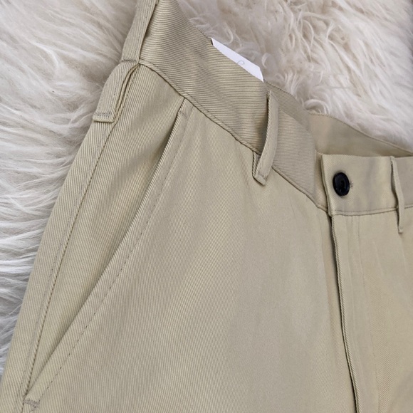 Zara High-Waist Pocket Detail Straight Leg Twill Pants - Picture 11 of 15